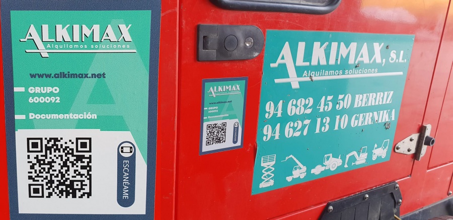 Nuevo distintivo QR Alkimax: acceso digital directo a la documentación de nuestra maquinaria